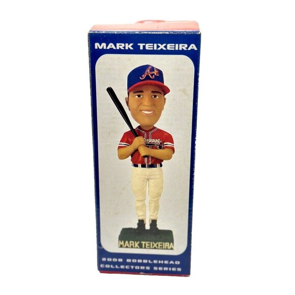 2008 Mark Teixeira Atlanta Braves SGA Bobblehead Collectors Series #24 - Picture 1 of 6